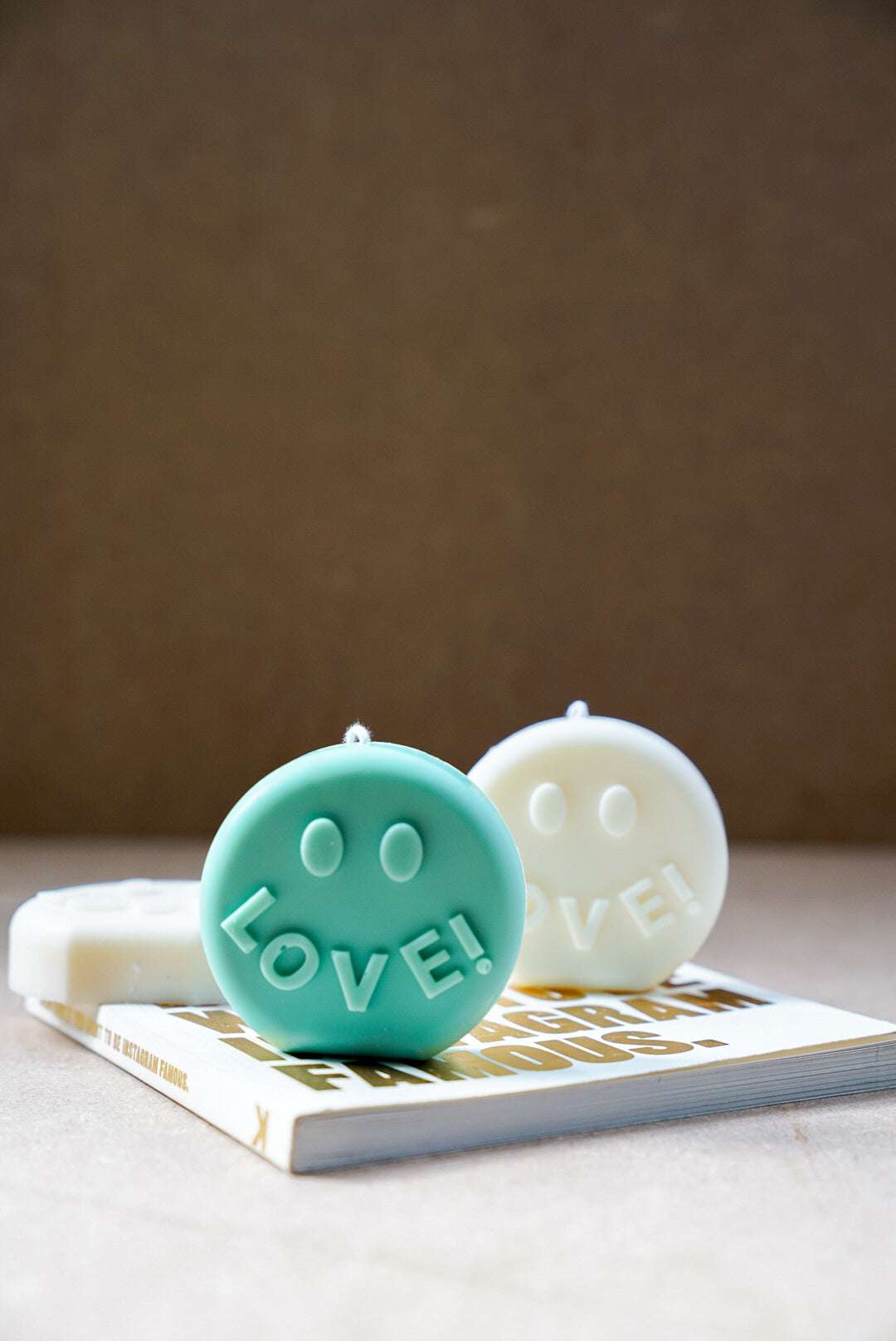 Smily Face Love Candles