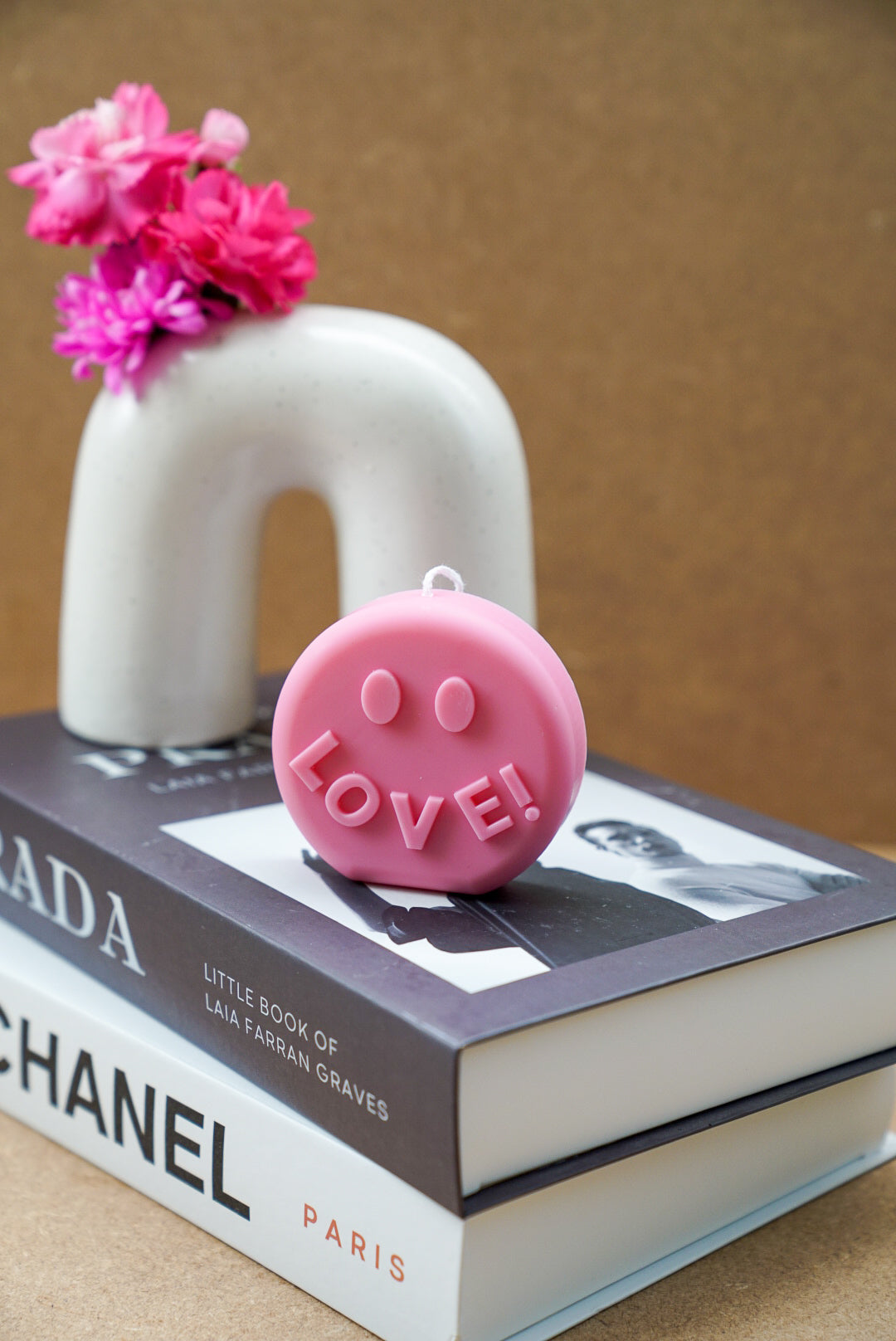 Smily Face Love Candles