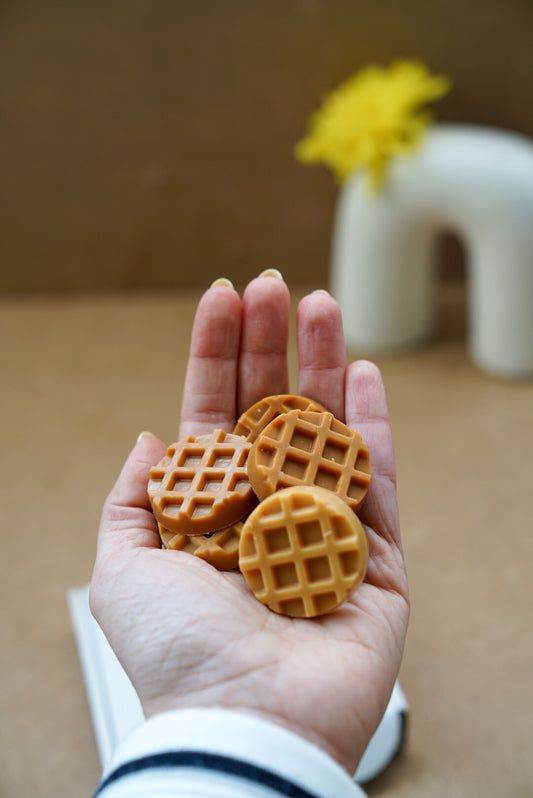 Marshmallow-Scented Waffle Wax Melts - Box of 6