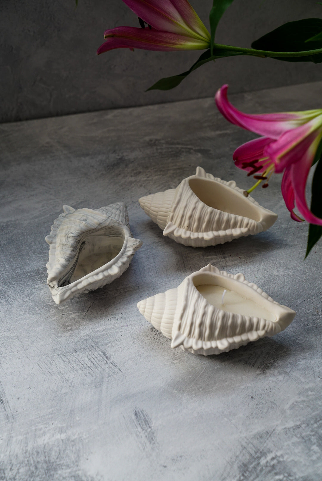 Shell Trinket Dish W/ Candle or without.