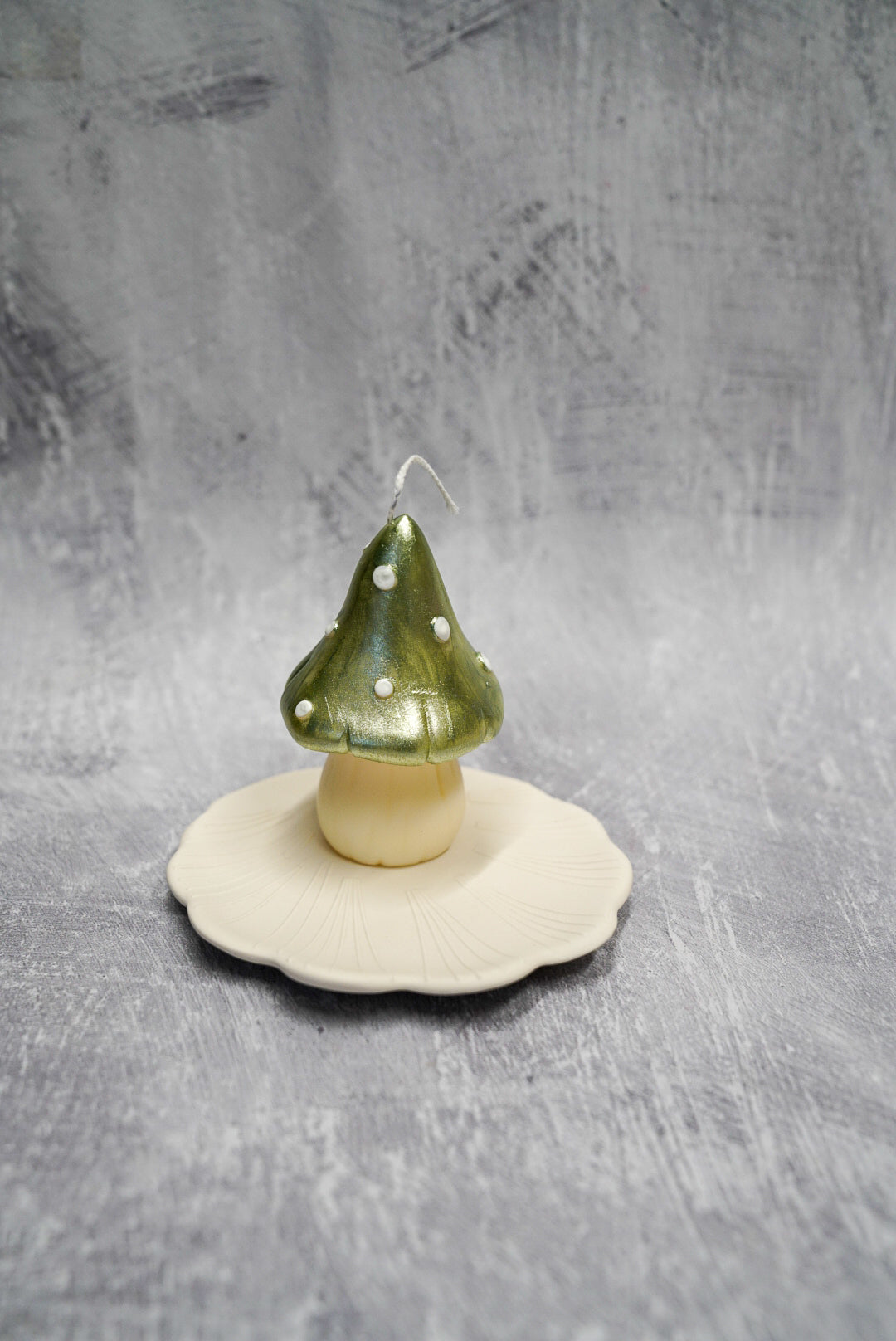 Shiny Mushroom Candles