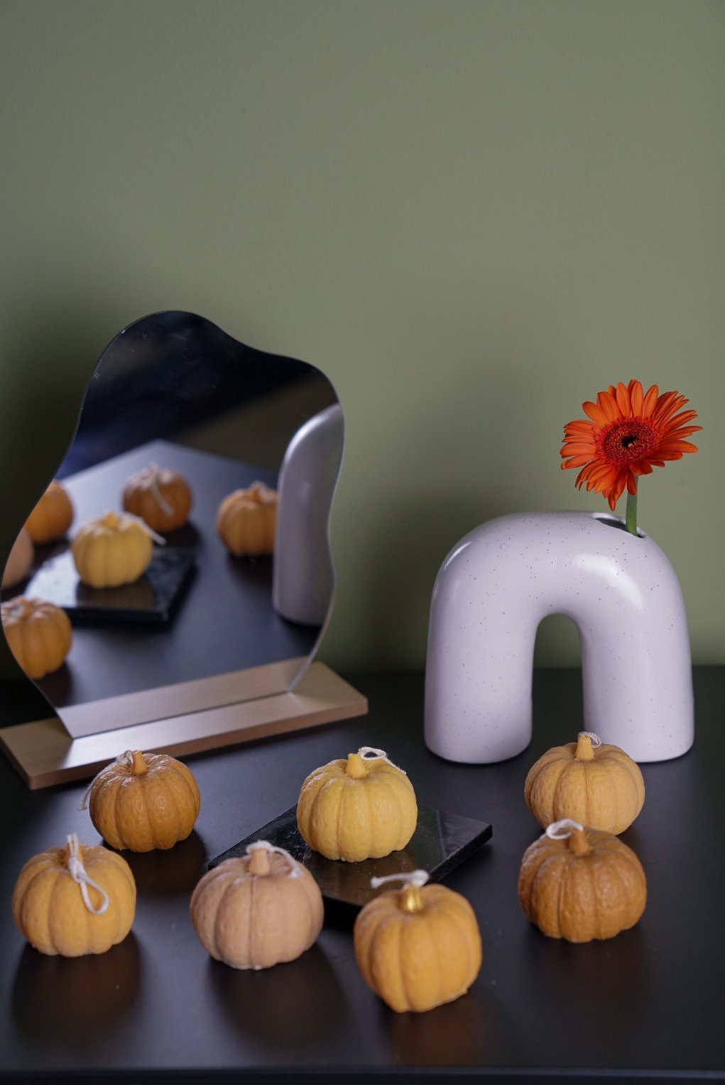 Pumpkin Candle Trio
