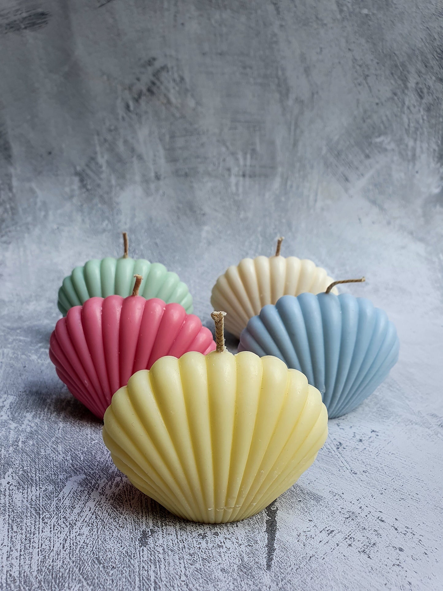 Seashell Candle