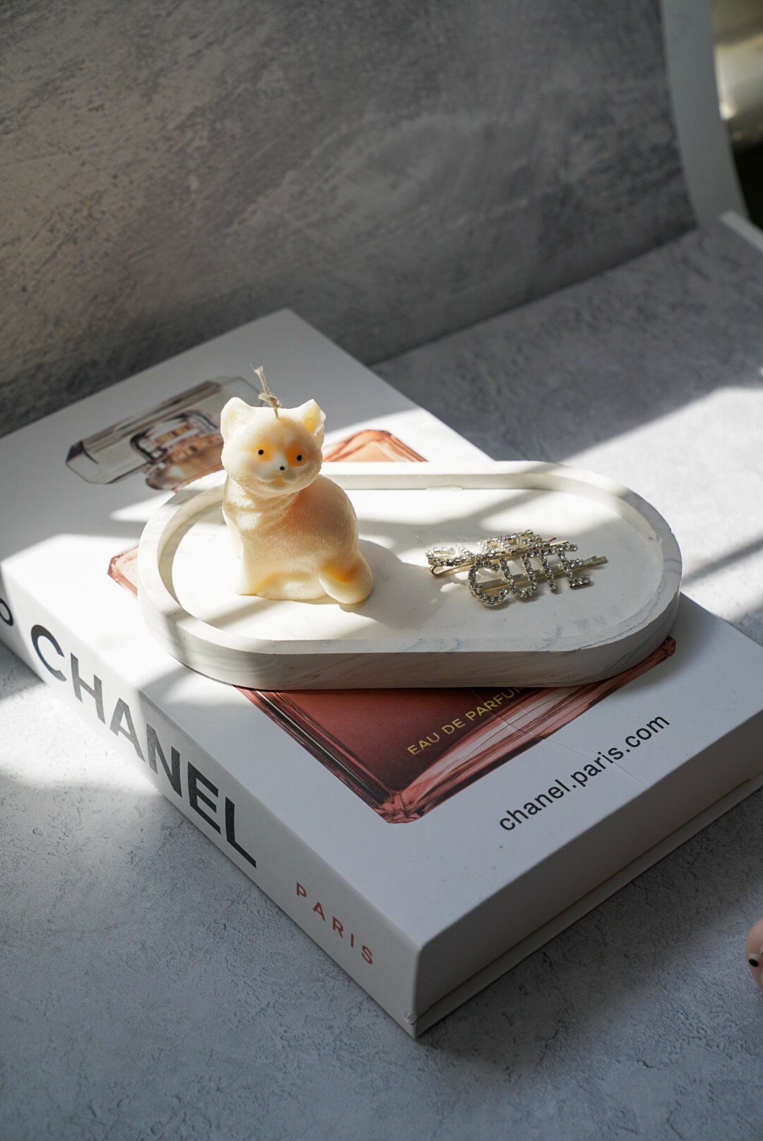 Sitting Cat Candle