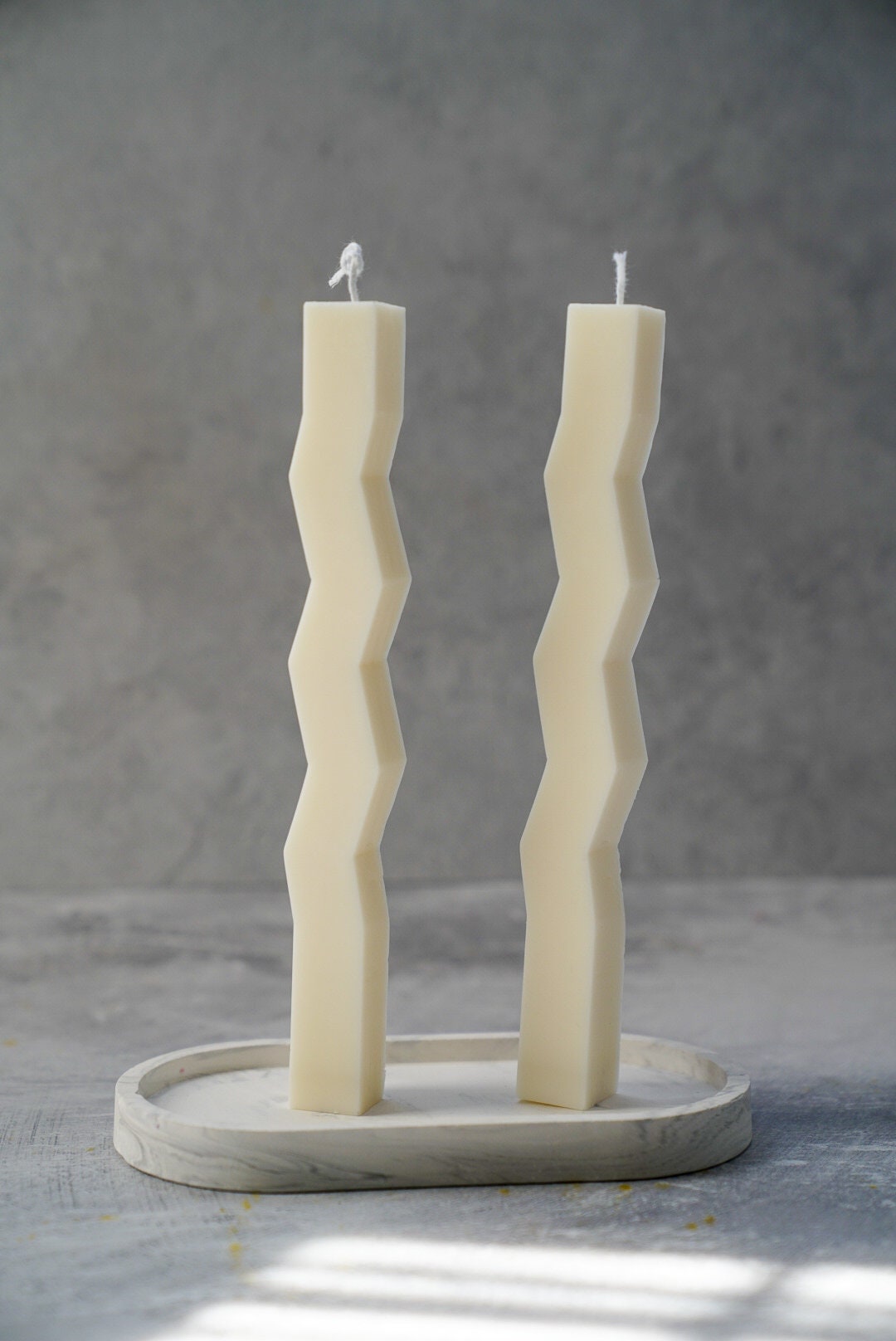 Zig Zag Free-Standing Candles