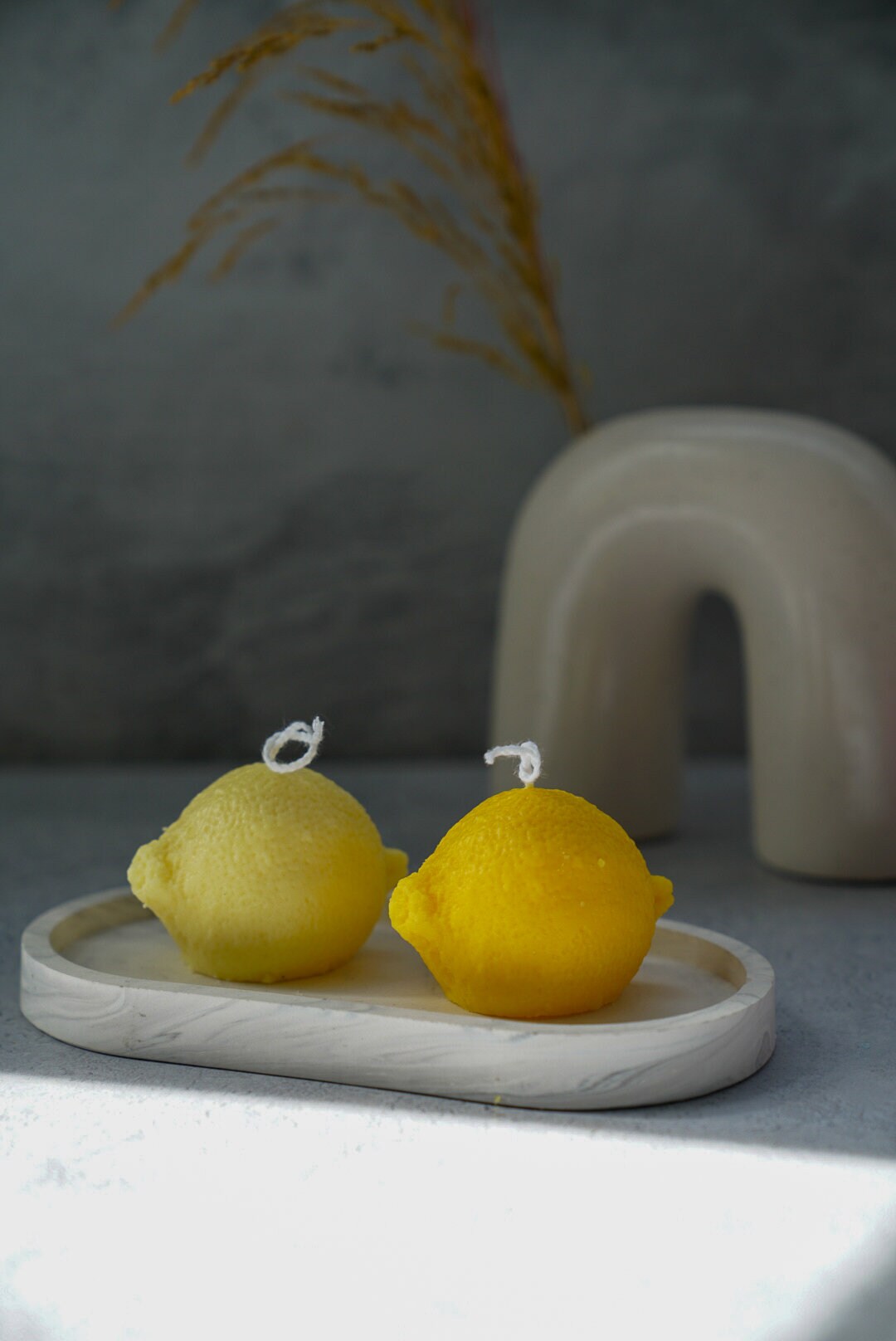 Lemon Shaped Candle