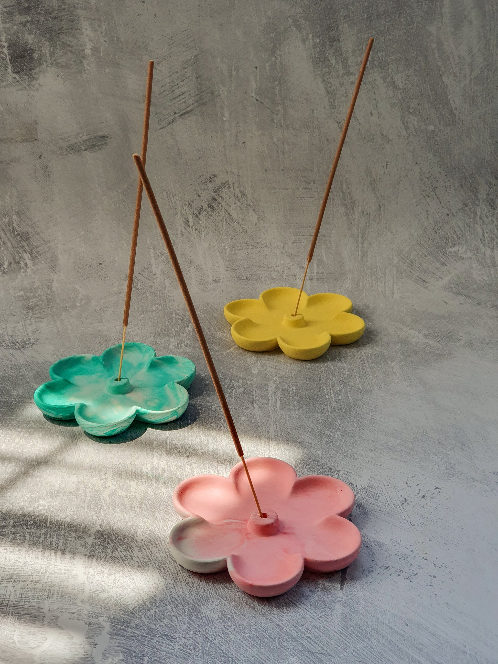 Flower Shaped Incense Holders 