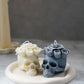 Rose Skull Candle