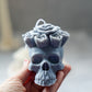 Rose Skull Candle