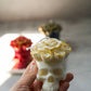 Rose Skull Candle