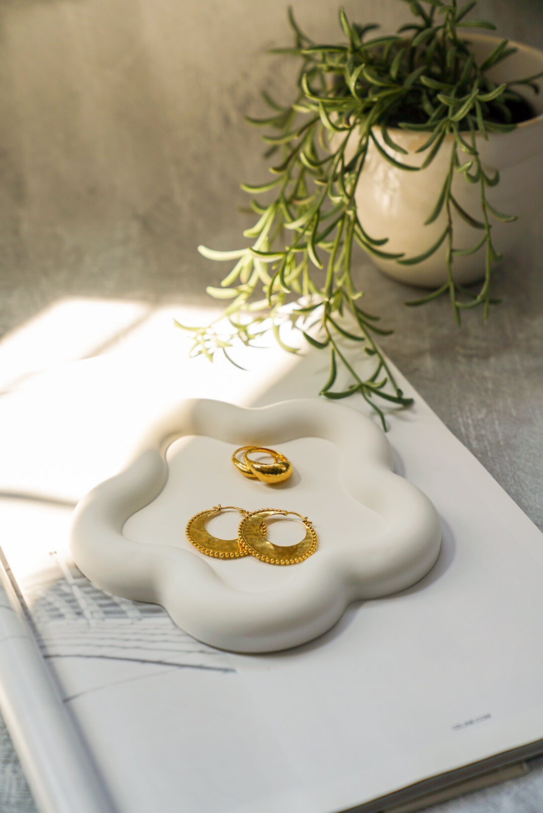 Flower Shaped Trinket Tray