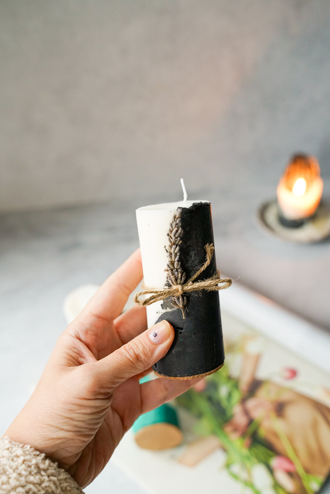 Concrete Candle