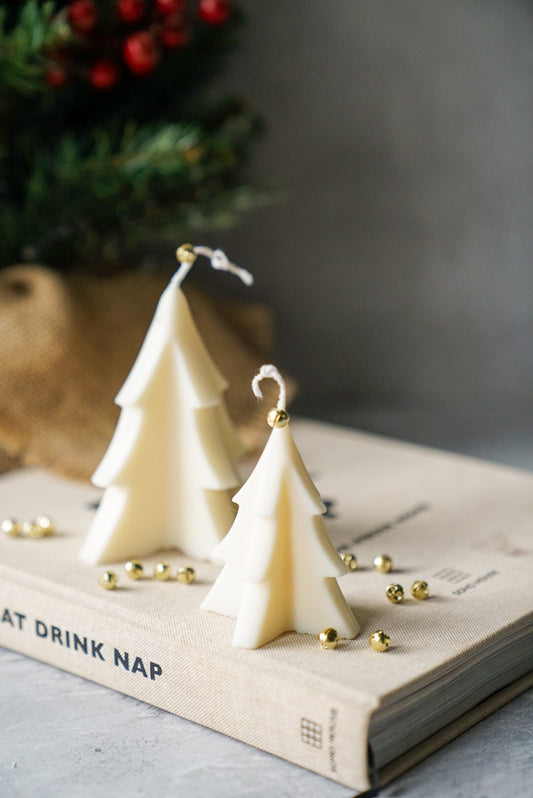 Christmas Tall Tree Shaped Candles