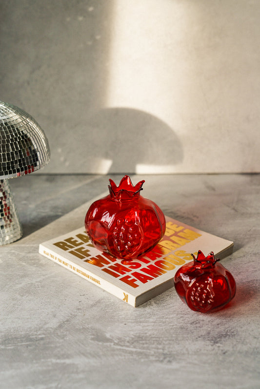 Pomegranate Glass Vase