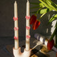 Bow Dinner Candle with U shape Holder 