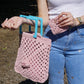 Powder Pink Handcrafted Boho Tote Bag