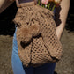 Brown Handcrafted Boho Tote Bag