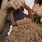 Brown Handcrafted Boho Tote Bag