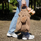 Brown Handcrafted Boho Tote Bag