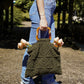 Dark Green Handcrafted Boho Tote Bag