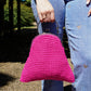 Small Pink Handcrafted Day and Night Bag