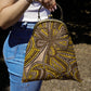 Golden Handcrafted Boho Day and Night Bag