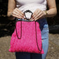 Pink Handcrafted Boho Bag
