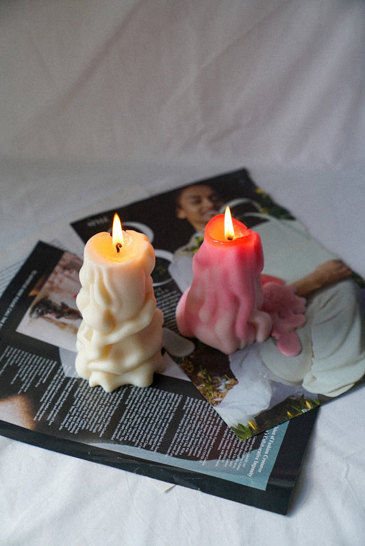 Decorative Pillar Soy Wax Candles