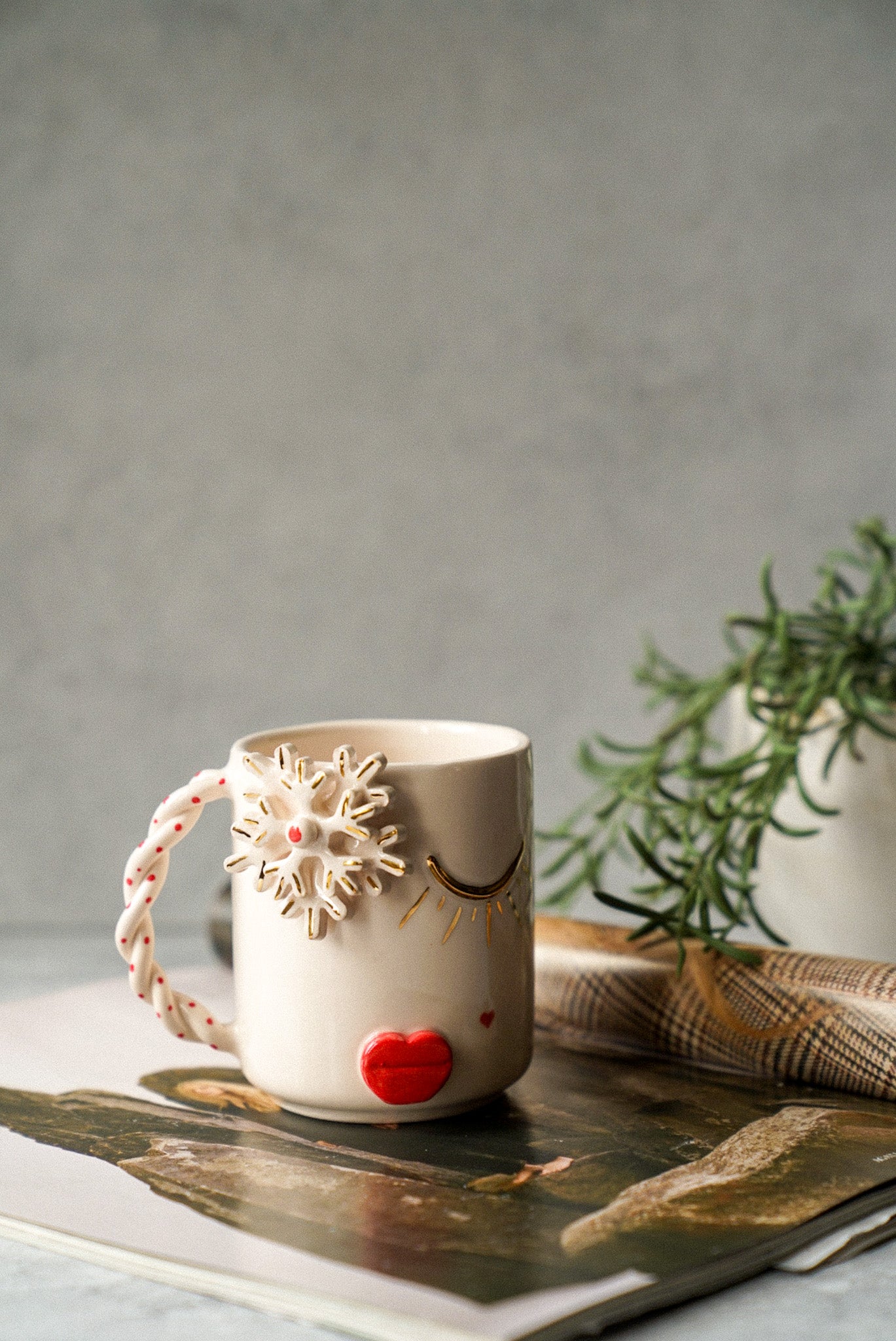 Coffee Mug On a Magazine