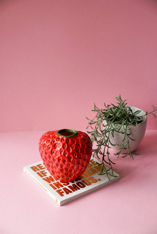 Strawberry Shaped Vase