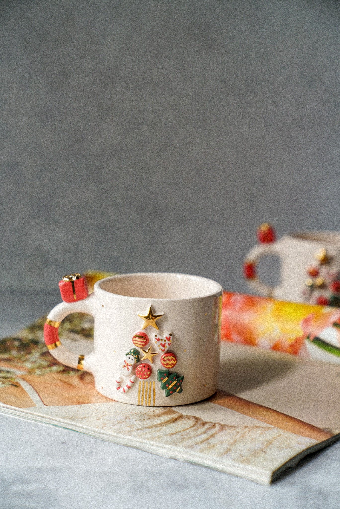 Christmas Tree Ceramic Coffee / Tea Cup