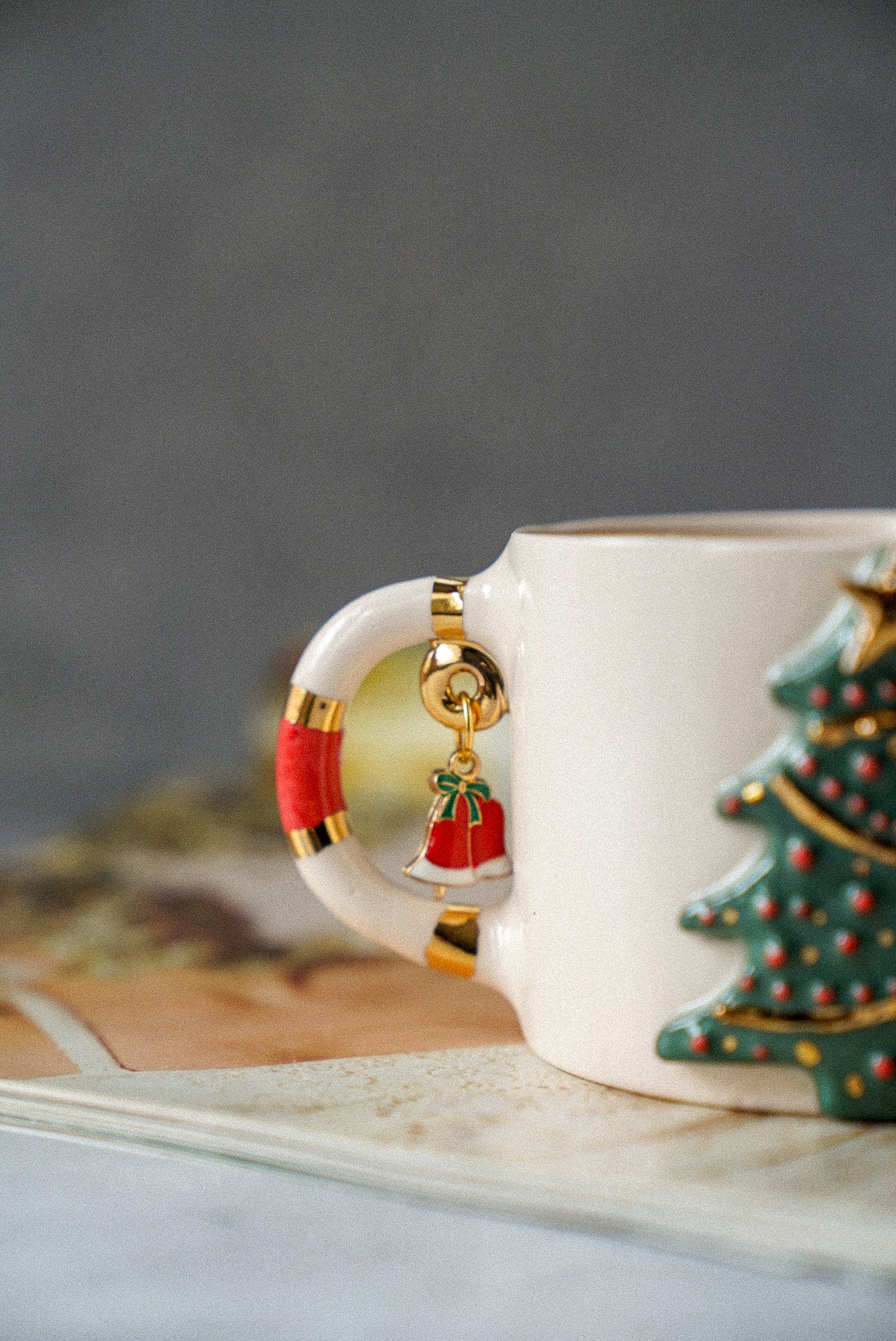 Christmas Tree with Star Ceramic Coffee / Tea Cup