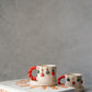 Set Of Christmas Ceramic Espresso Cup With Saucer