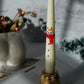 Hand Painted Snowman Taper Candles