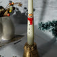 Hand Painted Snowman Taper Candles