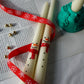 Hand Painted Snowman Taper Candles