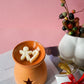 Ceramic Wax Melter and Christmas Spice Scented Gingerbread Man Shaped Wax Melt Gift Set