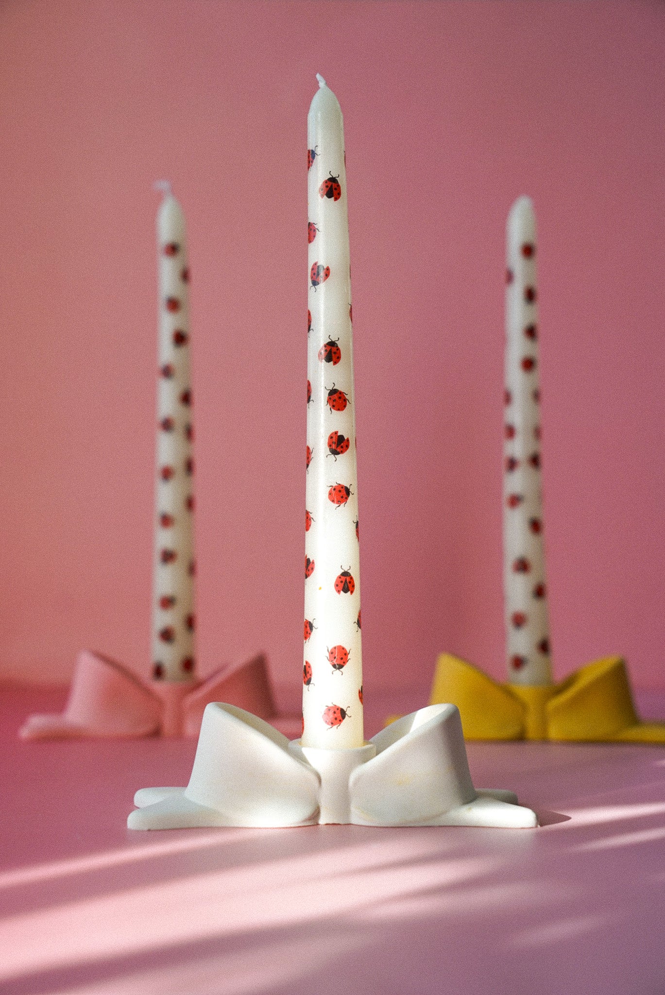 Bow Shaped Candlestick Holder