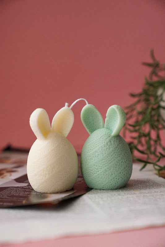 Cute Easter Bunny Candle