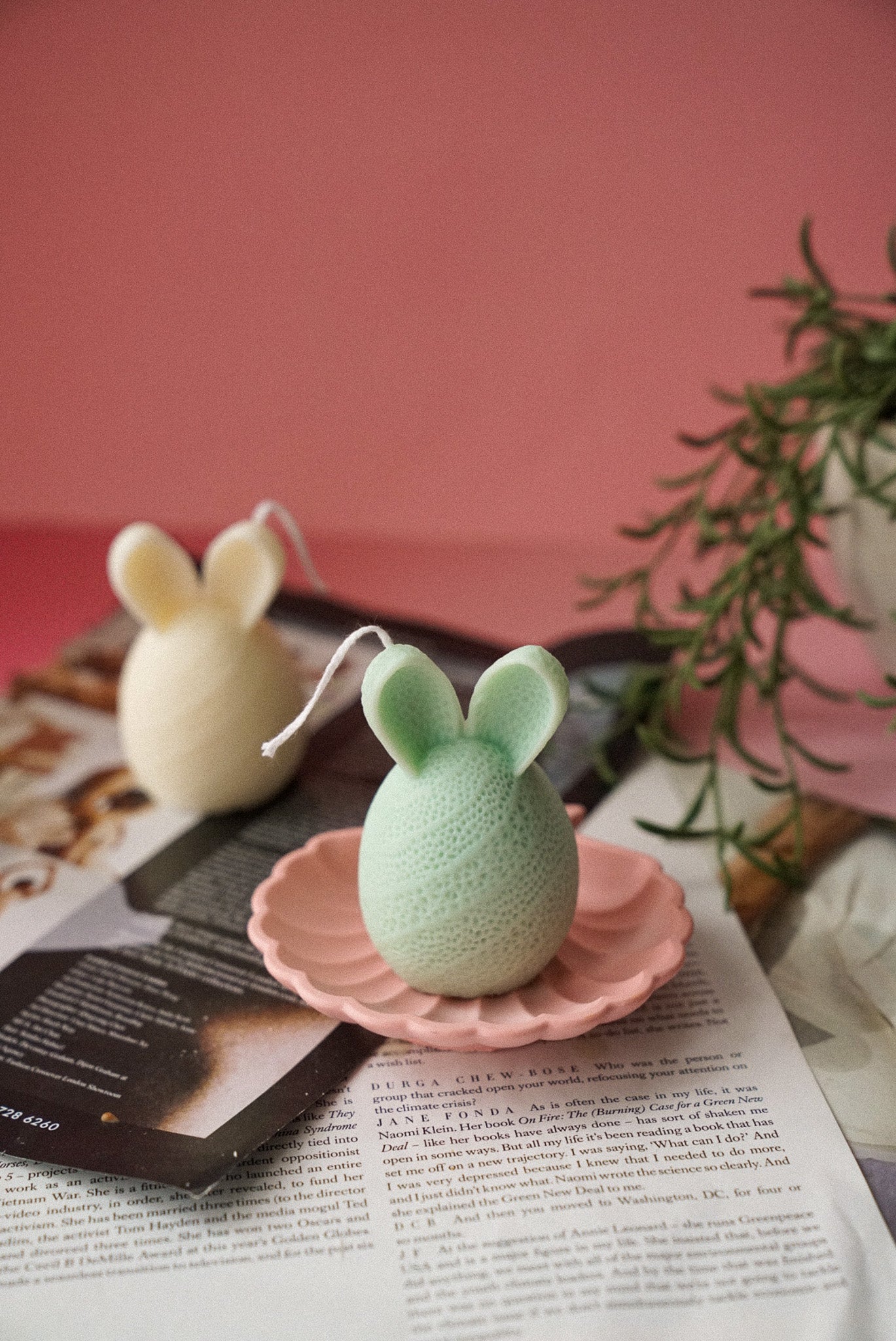 Cute Easter Bunny Candle