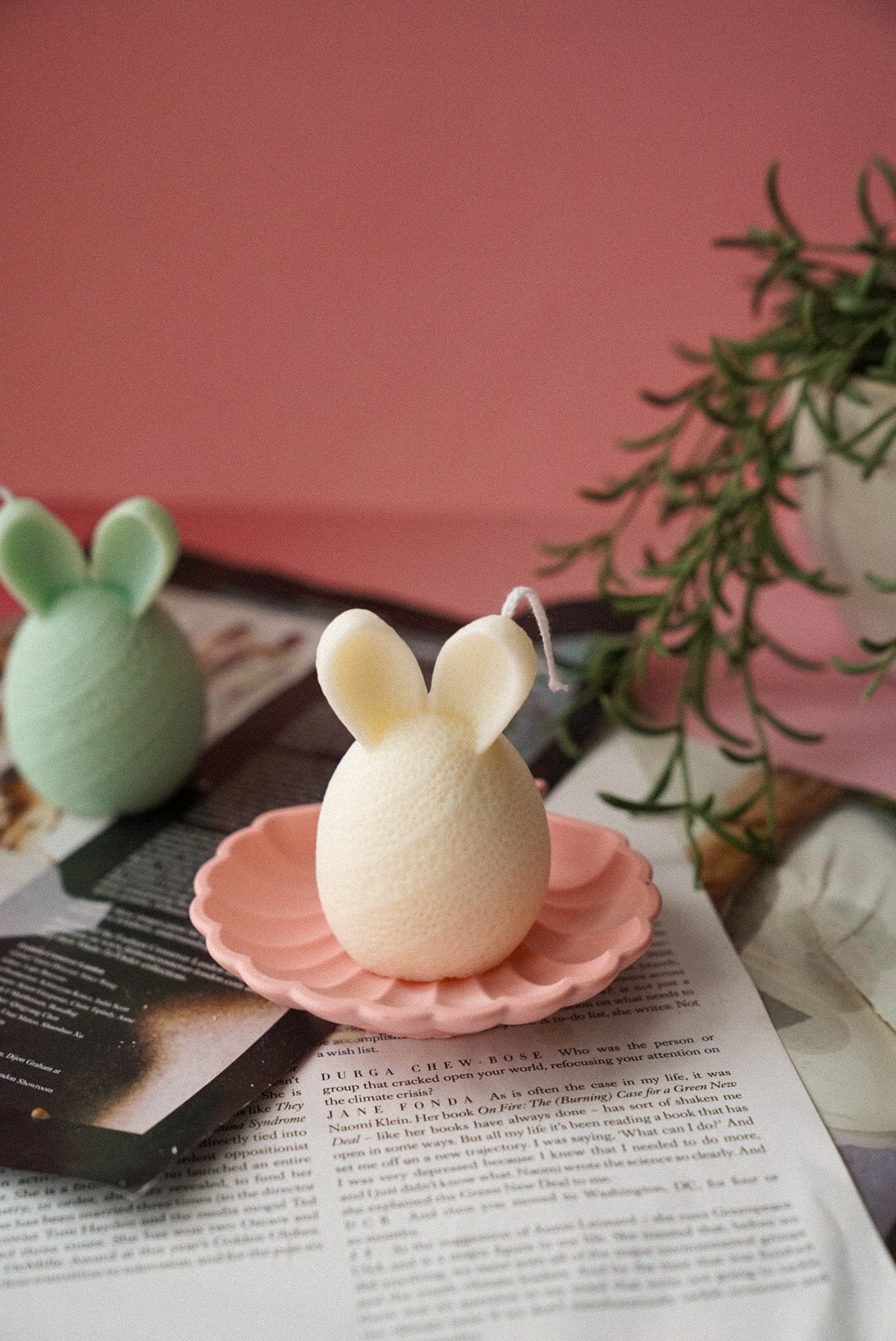 Cute Easter Bunny Candle