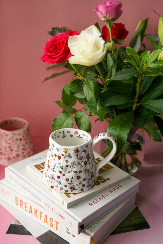 Flower Ceramic Coffee Cup / Tea  Mug