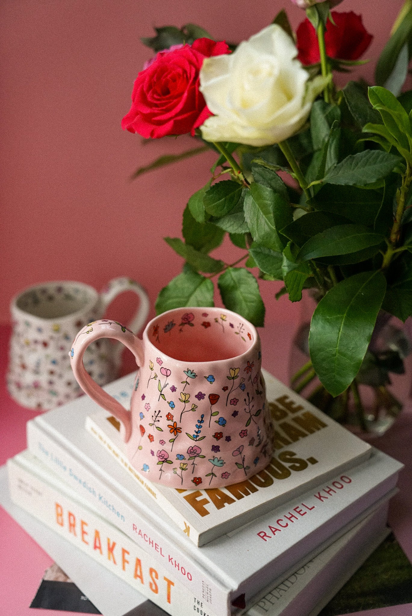 Flower Ceramic Coffee Cup / Tea  Mug