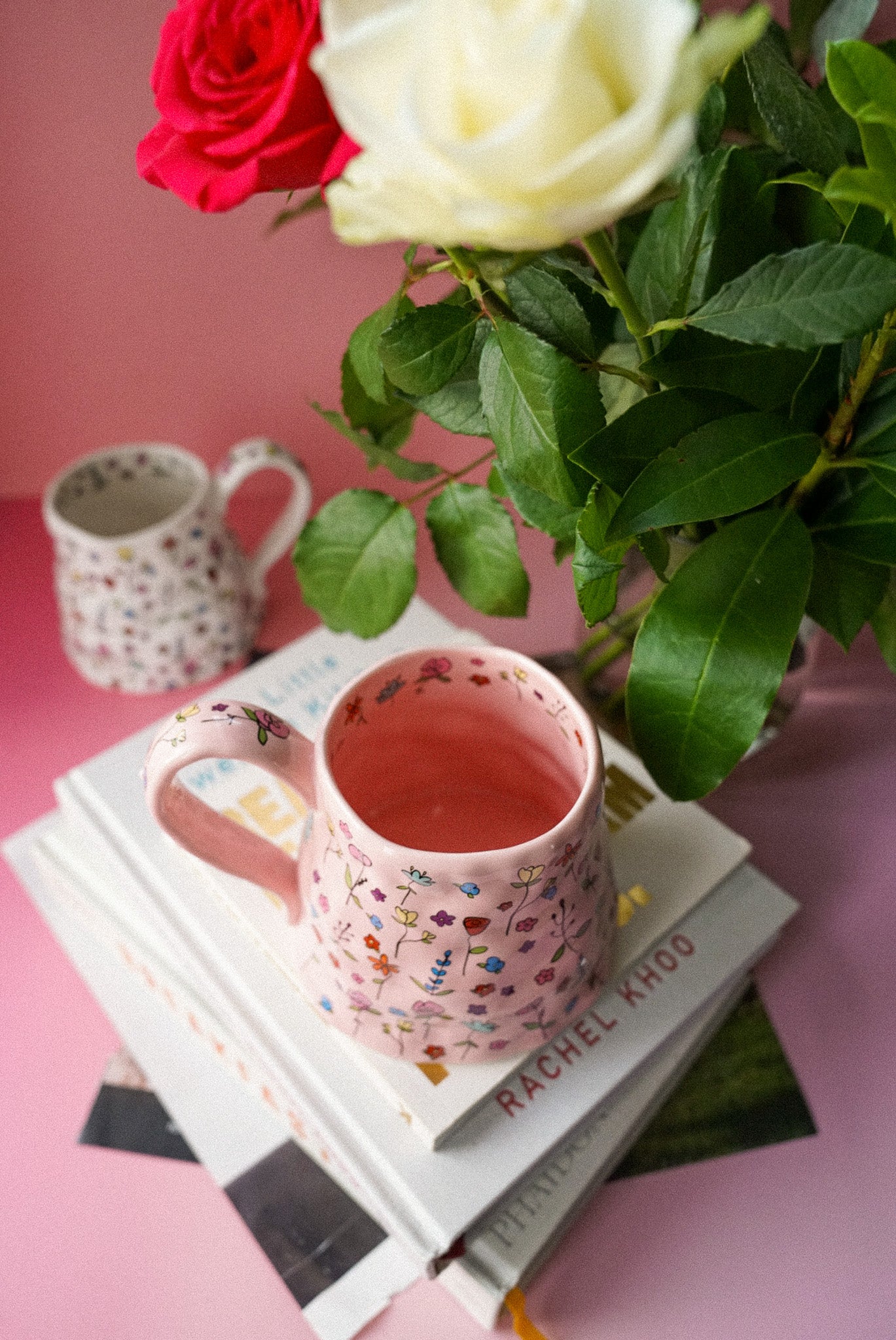 Flower Ceramic Coffee Cup / Tea  Mug