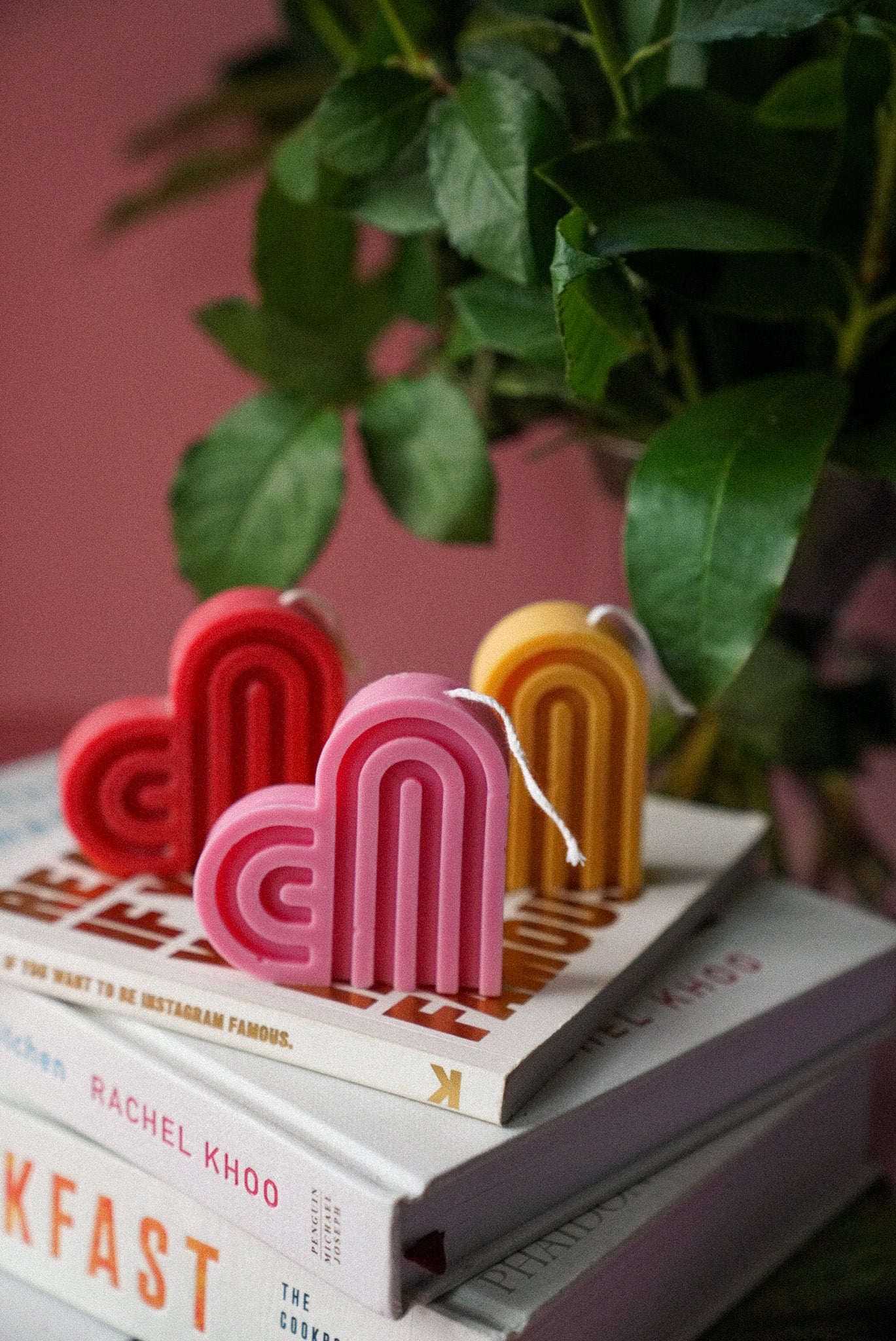 Heart-Shaped Soy Wax Candle