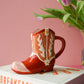 Pink Cowboy Boot Shaped Mug