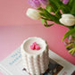Cream Speckle Bubble Oil Burner and Wax Warmer