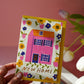 New Home Floral Patterned Gold Greetings Card