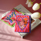 I'm Here For You Floral Heart Greetings Card