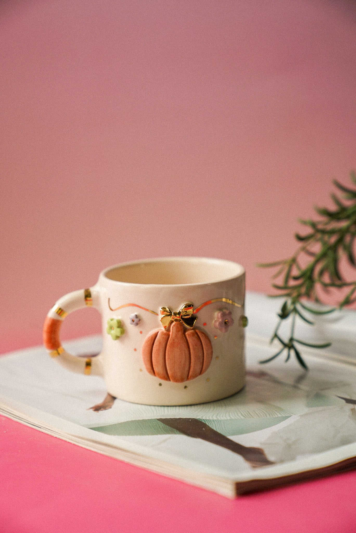 Pumpkin Ceramic Coffee/Tea Cup